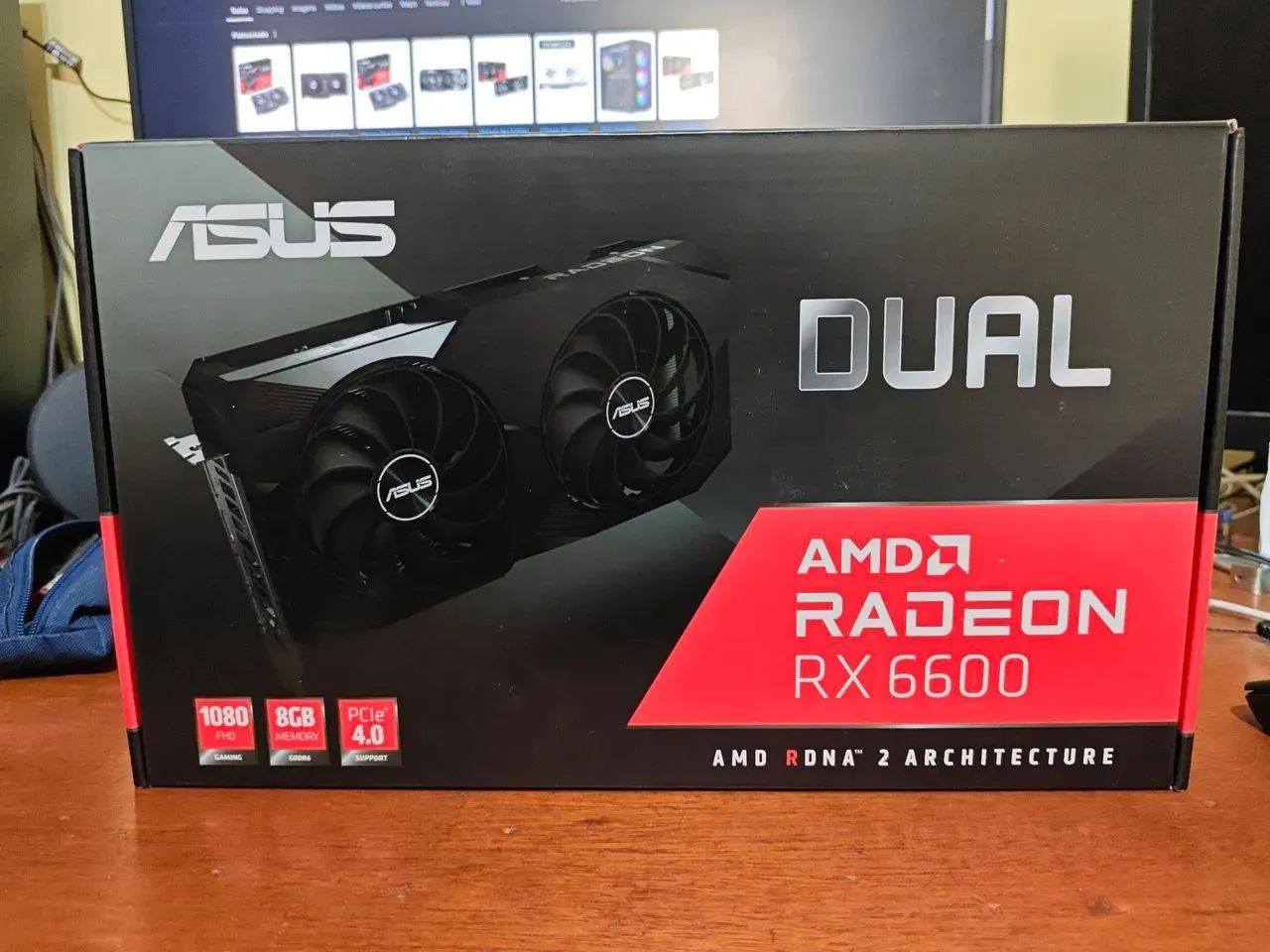 Placa de Vídeo ASUS DUAL Radeon RX 6600 8GB