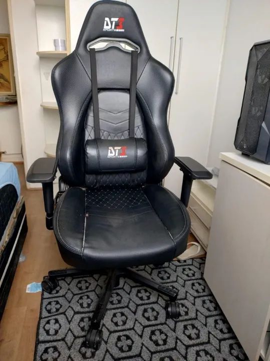 Cadeira Gamer Preta DT3 Rhino