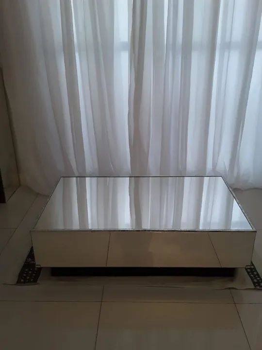 Mesa de centro espelhada luxo - Foto 2