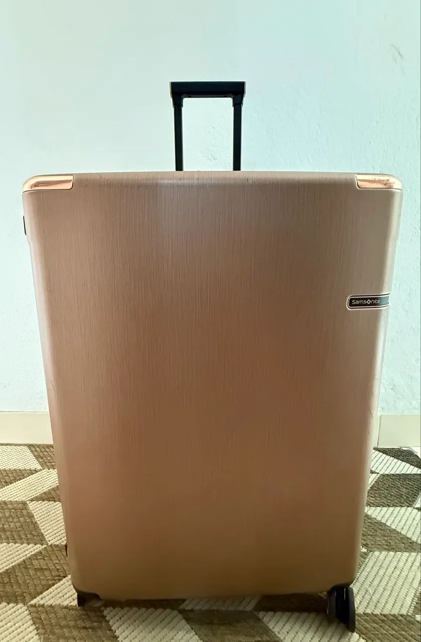 mala samsonite evoa rosé tamanho 23kg original