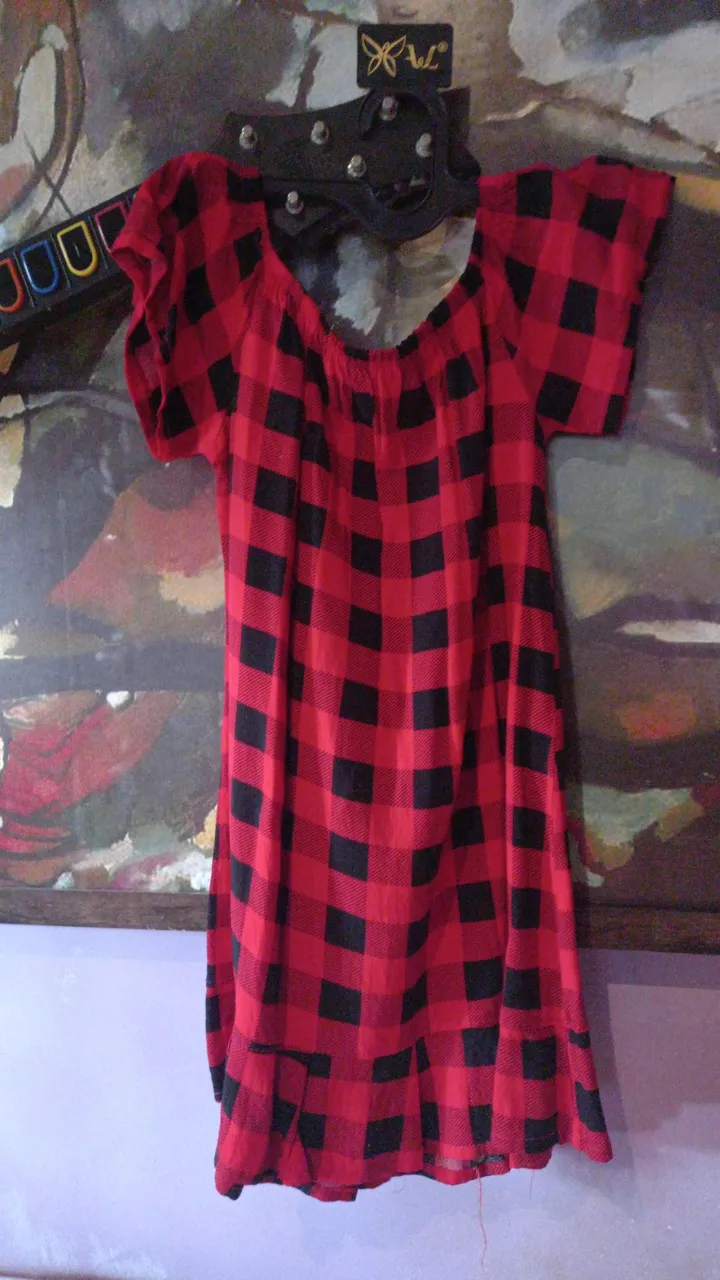 Vestido Xadrez Infantil