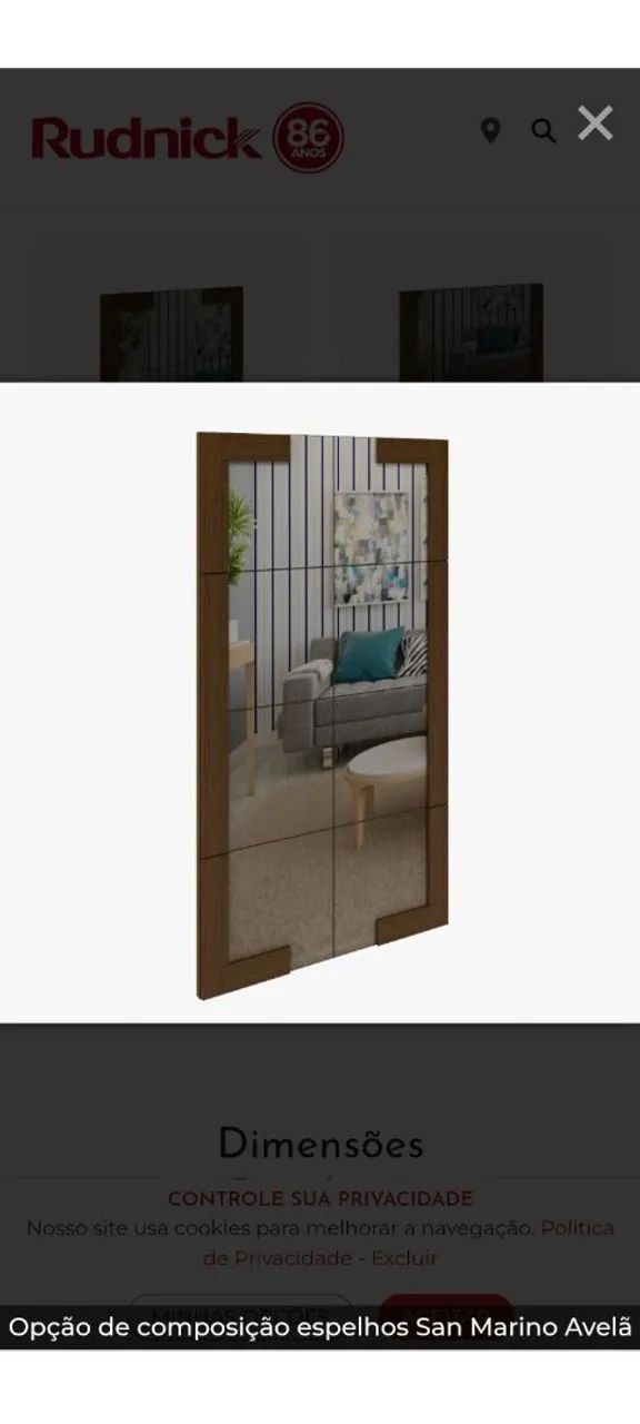 Espelho San Marino Avelã