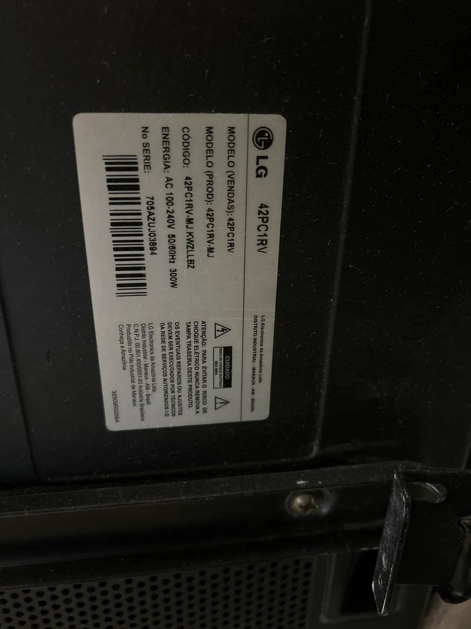 TV LG plasma 42 polegadas  - Foto 5