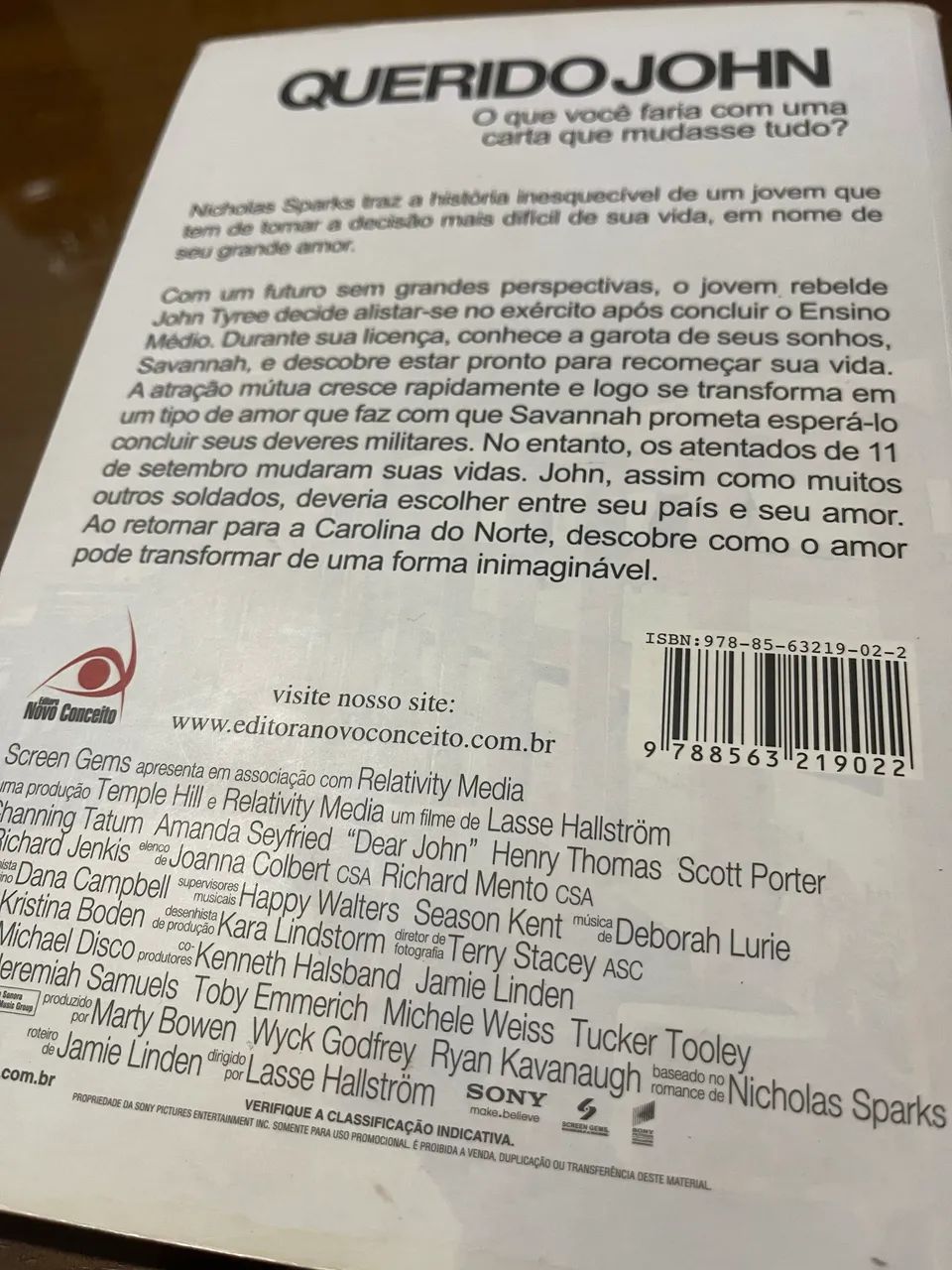 Livro - Querido John (Nicholas Sparks) - Foto 2