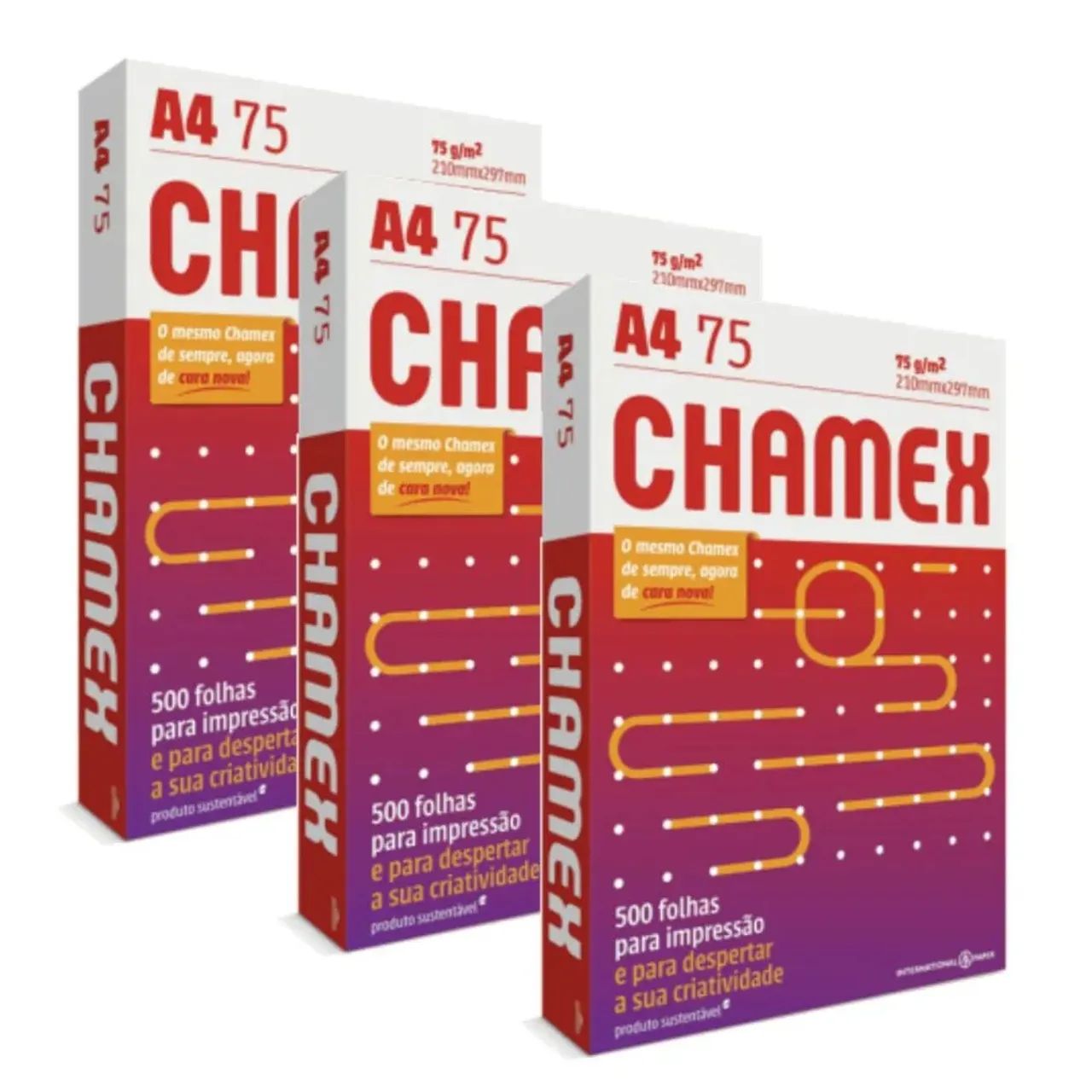 Papel A4 - Chamex 500Folhas 