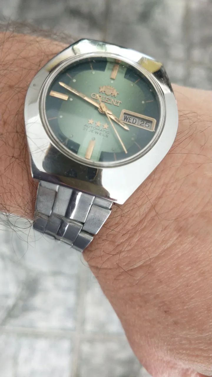 Relógio Orient Automático 21 Jewels de 1970 made japan