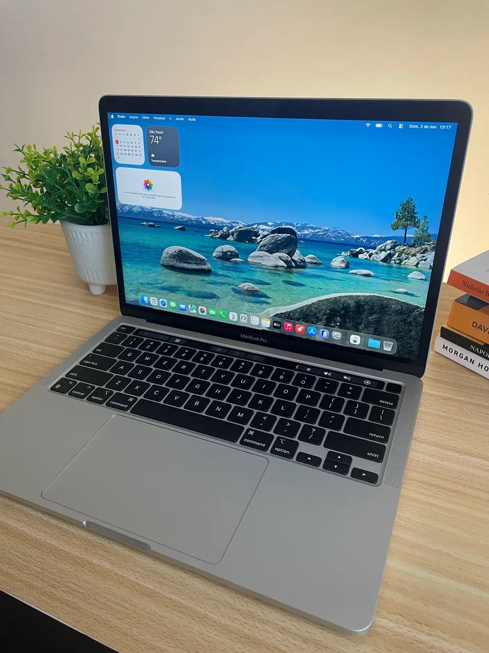MacBookPro 2022 M2 8GB 256GB シルバー Macbook Pro M2 2022 Silver Perfeito - Notebooks - Centro, São
