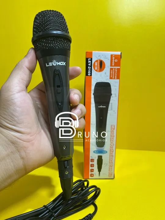 Microfone com Fio Levox - Novo - Foto 2