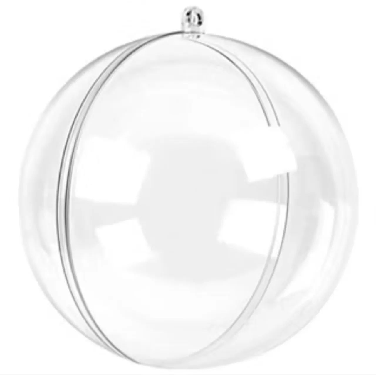 Oportunidade - 140 Bolas de Acrílico Transparente 7cm para Decoração - Foto 2