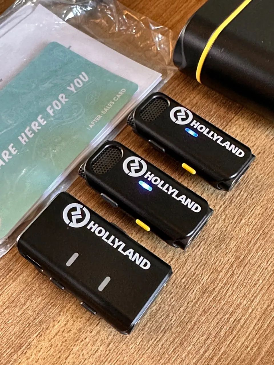 Microfone Sem Fio Hollyland Lark M1 - Kit Completo - Novo - Foto 2