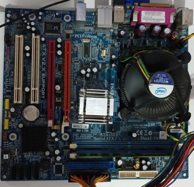Placa Mãe + DUAL CORE CPU E2160 + 2gb Ram. (Usado) - Foto 3