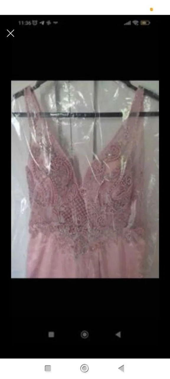 Vestido de Festa Rosa - Foto 2