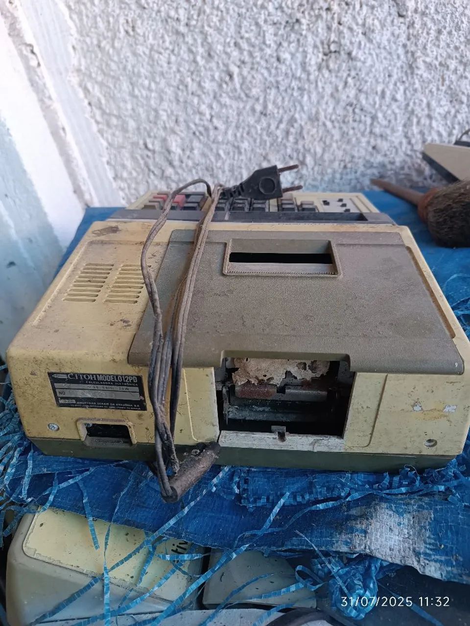 Calculadora Sharp Eletrônica com Impressora - Antiga65675276501507124