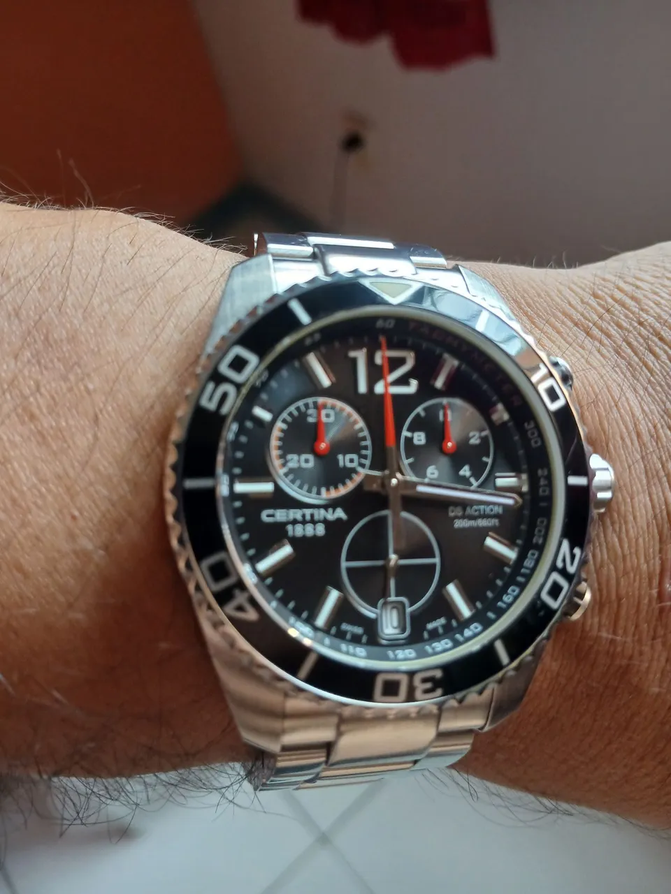 Relógio Certina DS Action Chronograph suíço.