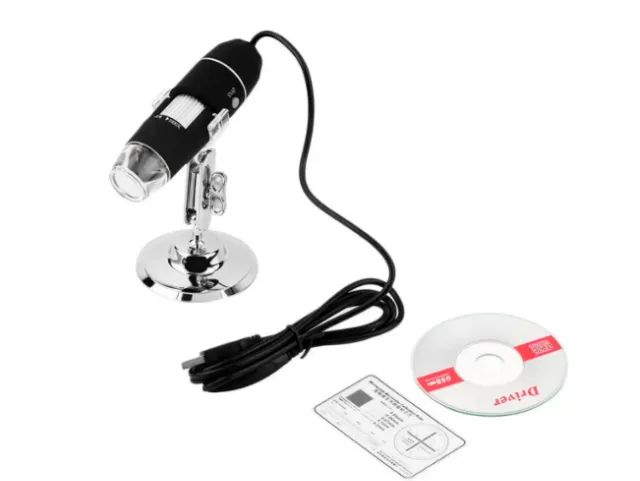 Lupa Microscópio Digital Usb 1000x Com Suporte Ajustável - Foto 2