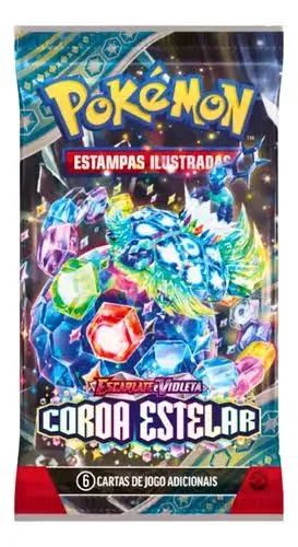 8 Boosters Pokémon TCG Coroa Estelar - Foto 4