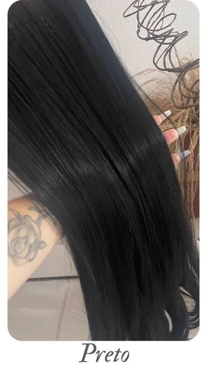 Cabelos EnglobeHair Preto Natural 