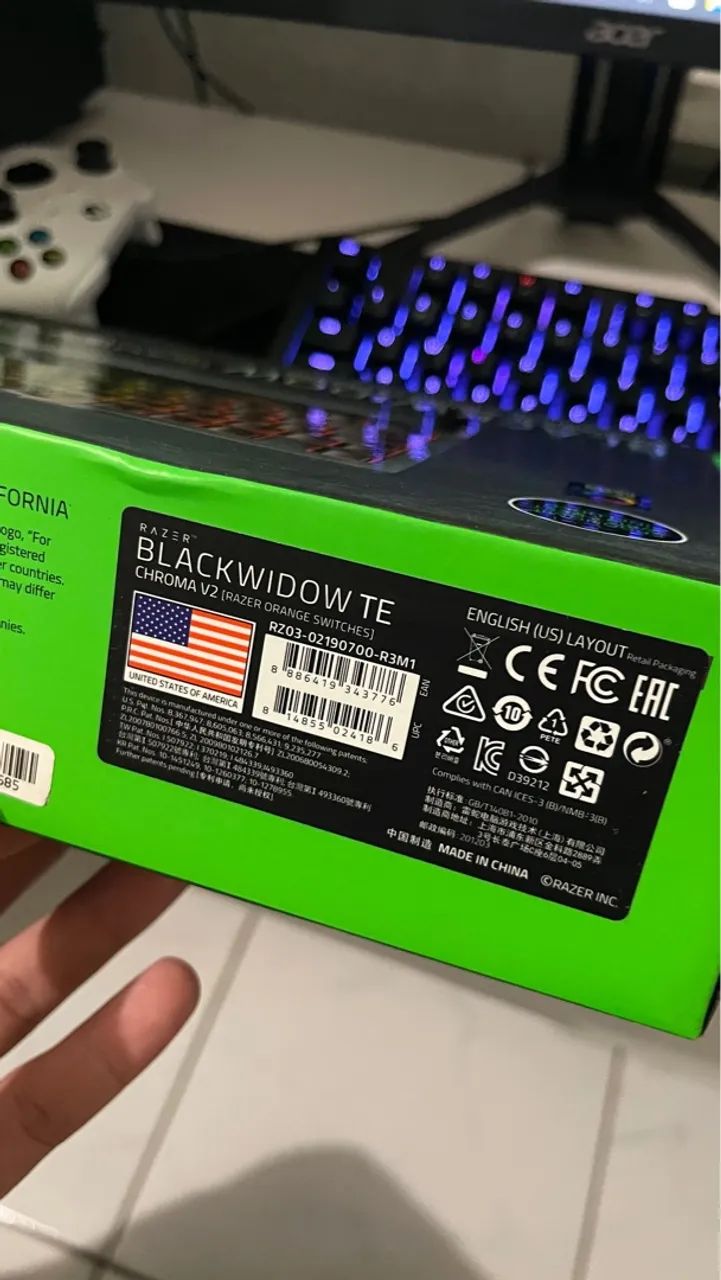 Teclado Mecânico Gamer Razer BlackWidow V2 - Foto 3