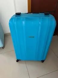 Mala de viagem grande azul