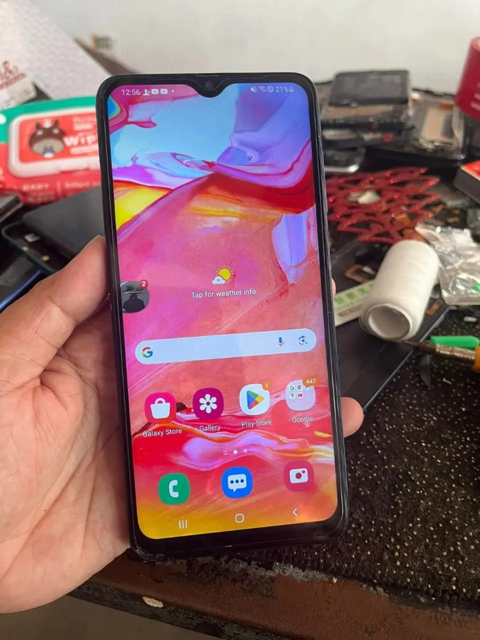 Samsung A70 show de bola entrego