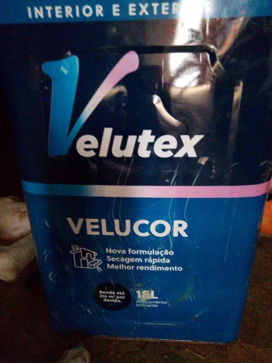 Tinta Velucor 18L - Nova Formulação