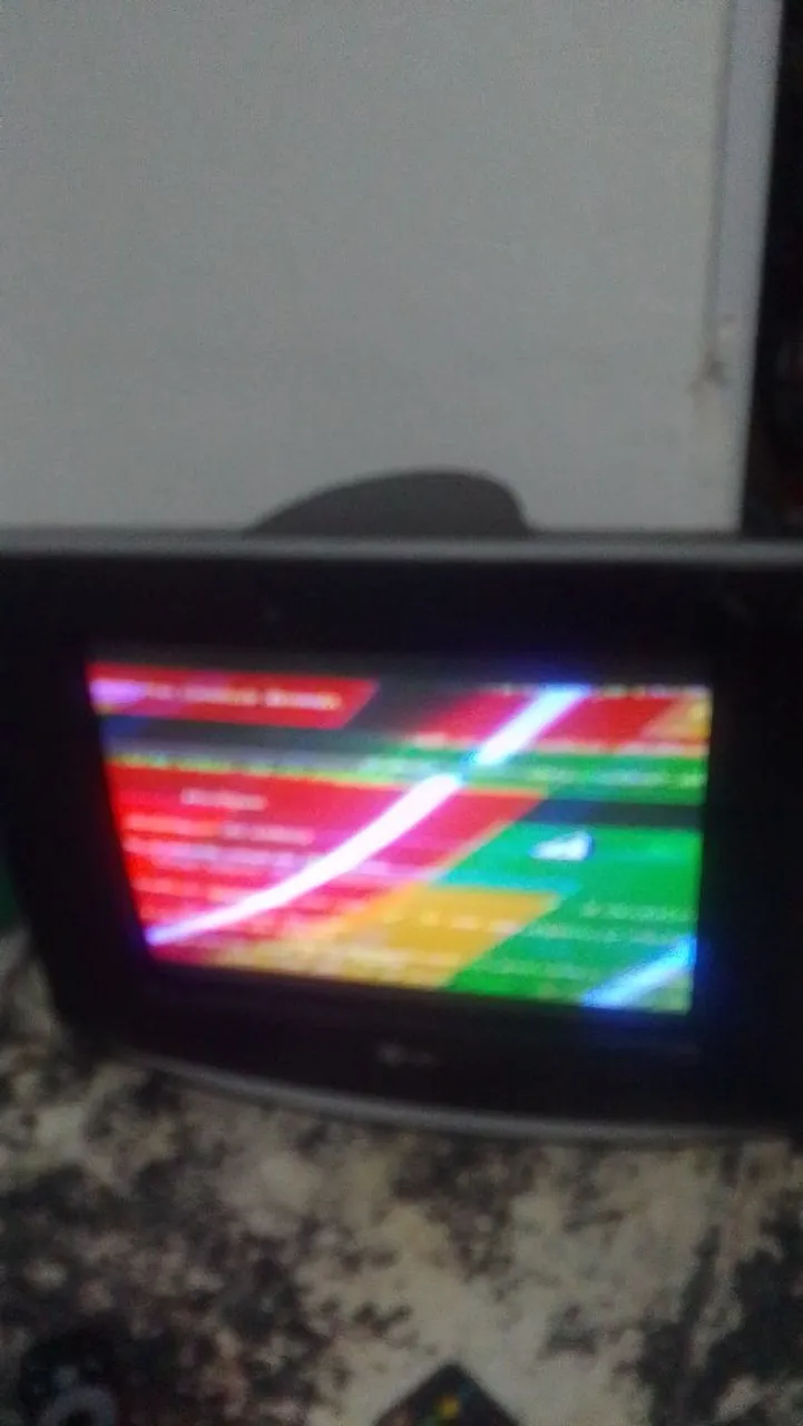 Tv tubo 14 polegadas ta desrregulada