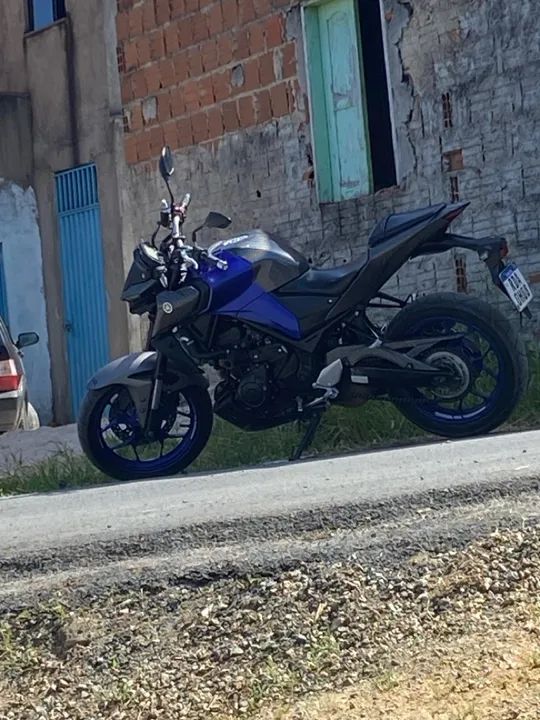 Yamaha MT-03 2023 - Azul - Impecável!