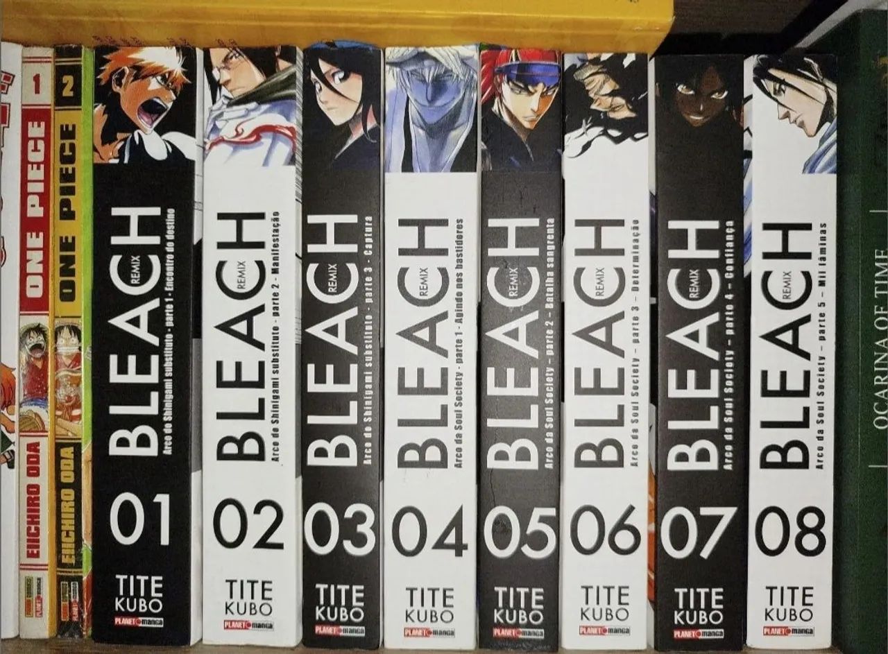 Mangá Bleach - Volumes 1 a 8 (Completo)