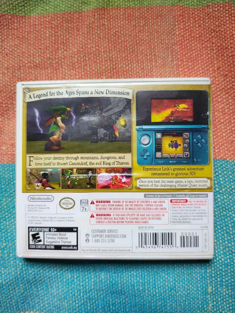 The Legend of Zelda: Ocarina of Time 3D - Jogos Original Nintendo 3DS - Foto 3