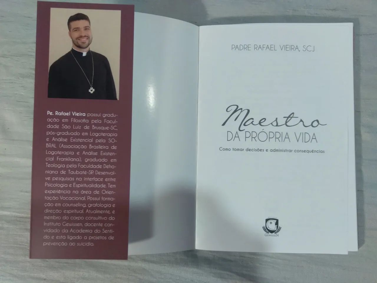 Livro Maestro da Própria Vida - Padre Rafael Vieira, SCJ - Foto 3