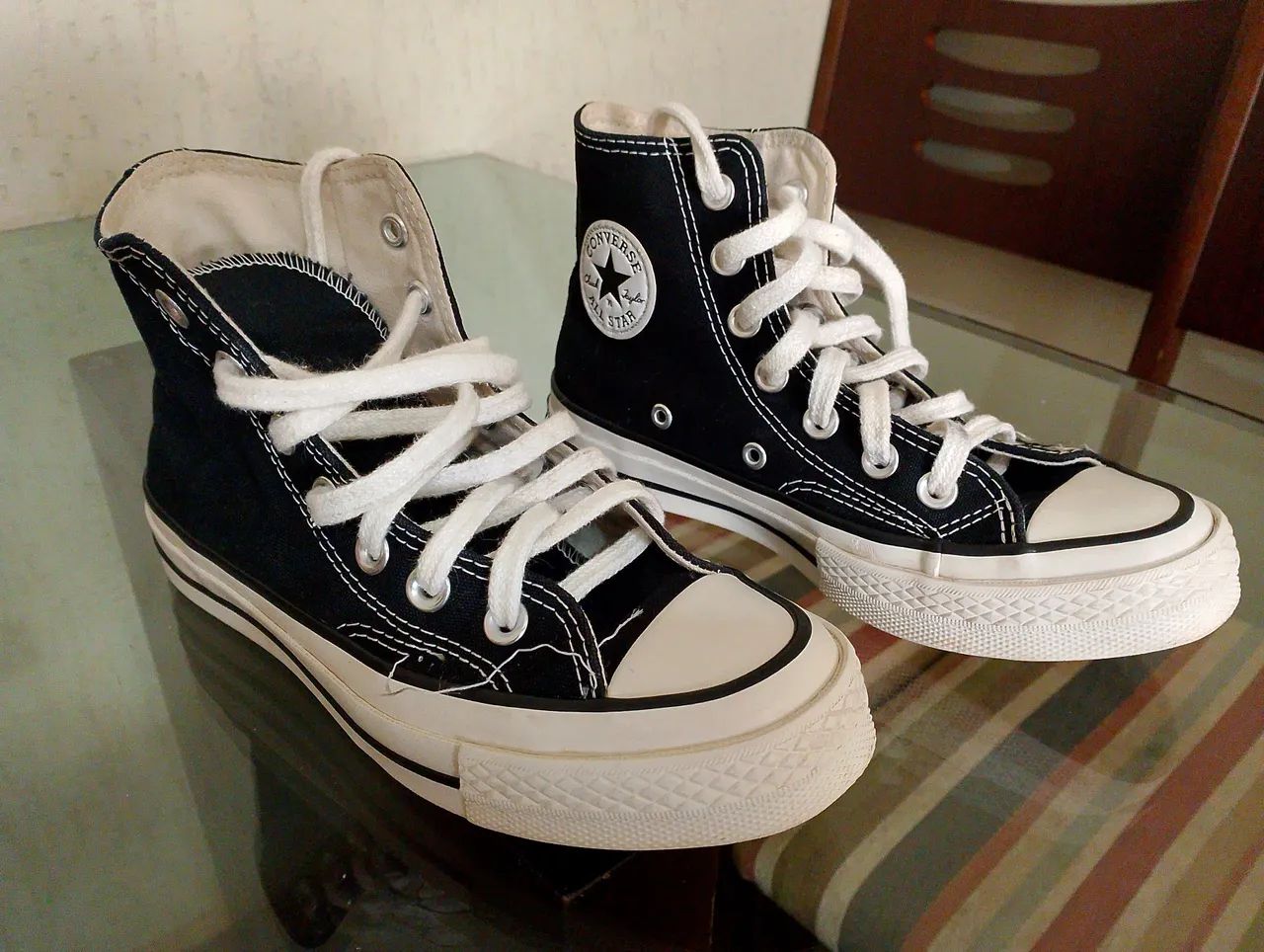 Converse All Star Preto - Tênis Clássico Tam.33