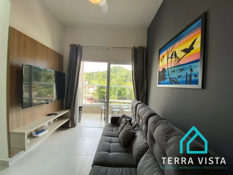Lindo apartamento todo mobiliado com varanda gourmet a venda na Praia das Toninhas Ubatuba