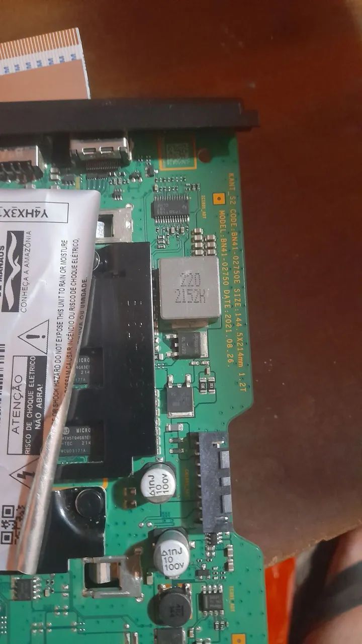 Placa Principal TV Samsung un32t4300ag ,hifi cabo flat - Foto 2