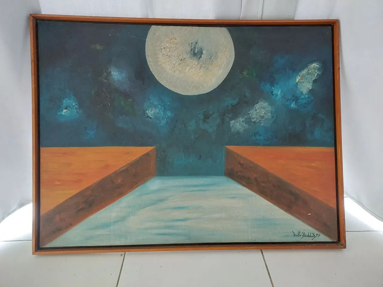 QUADRO A ÓLEO DE PAULO BRENNAND 97  - Foto 2