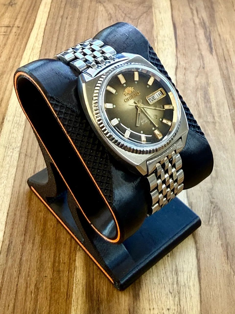 Relógio Orient Vintage Sunburst Dial - 1970 - Foto 3