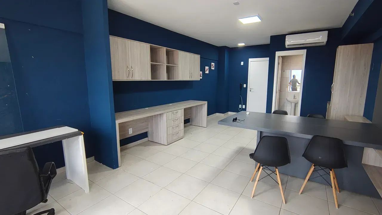 sala mobiliada com ar condicionado pátio jardins - Foto 4