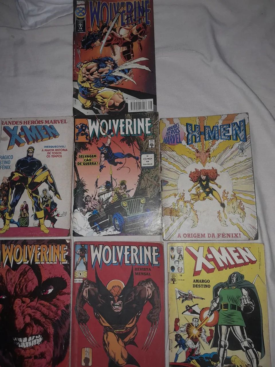 HQs Xmen raras colecionador