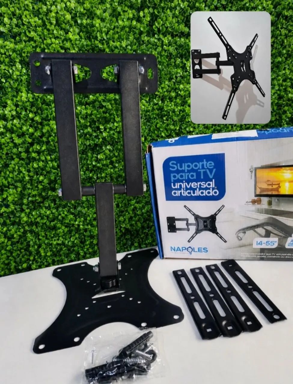 Suporte tri articulado para tv de 14 a 55 polegadas  - Foto 2