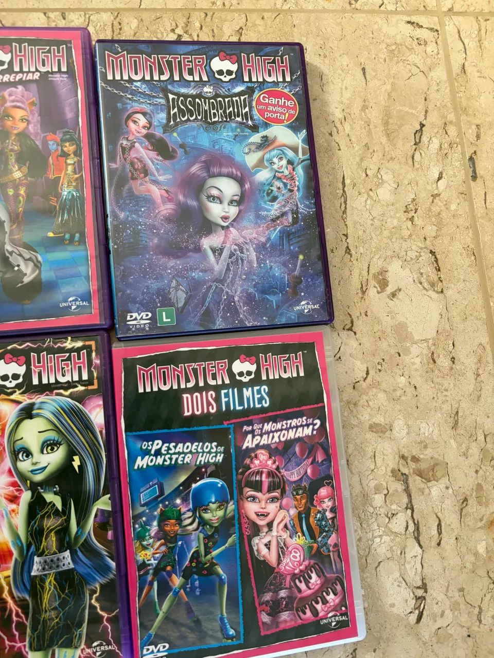 Lote Com 11 Dvds Monster High Em Excelente Estado.  - Foto 4