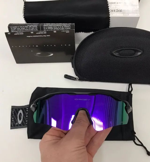 óculos de sol oakley radar violeta - Foto 3