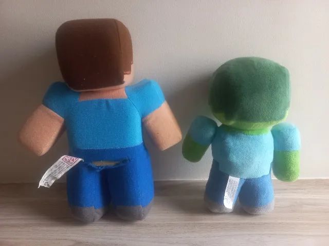 IMPERDÍVEL BRINQUEDO Duas Pelúcias Minecraft  - Foto 2