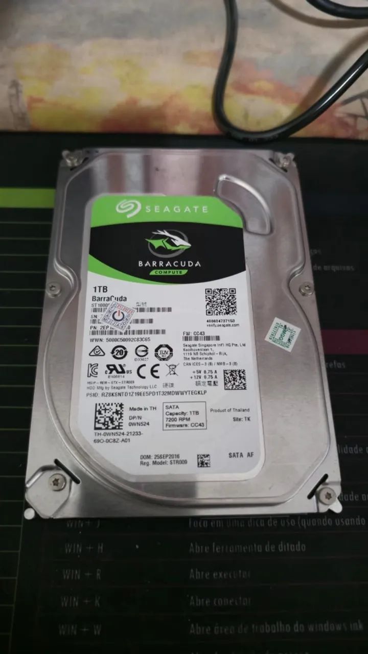 HD 1TB Seagate Grande para PC ou DVR Usado