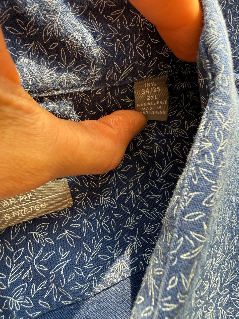 camisa social michael kors azul 2xg - Foto 5