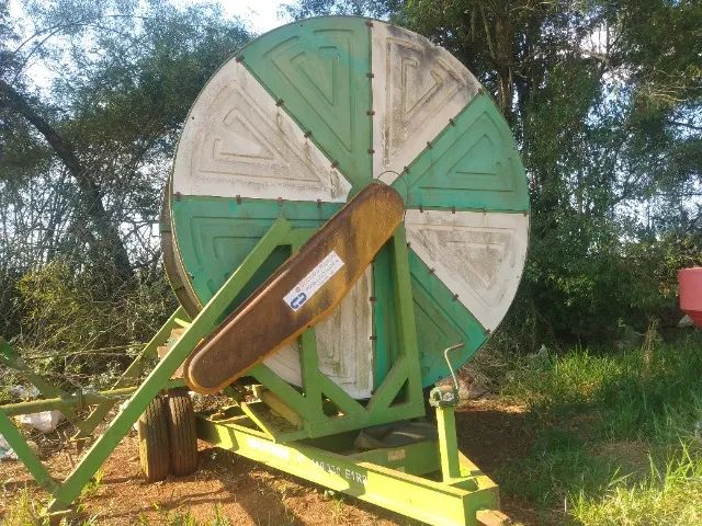 Carretel, Motor e Cano de Irrigação 