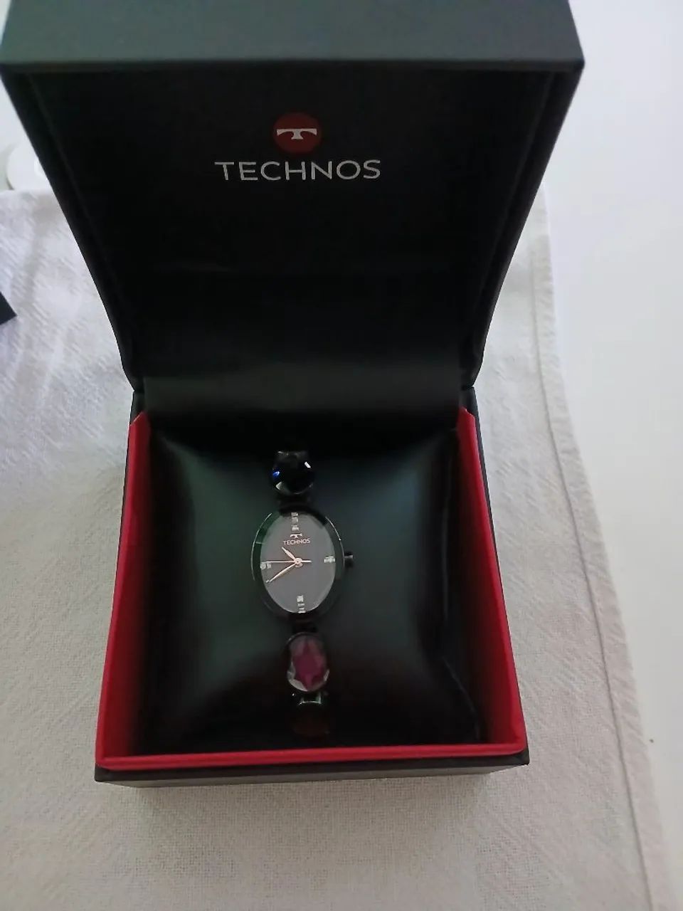 RELÓGIO TECHNOS FEMININO APROVA DAGUA COM PEDRAS