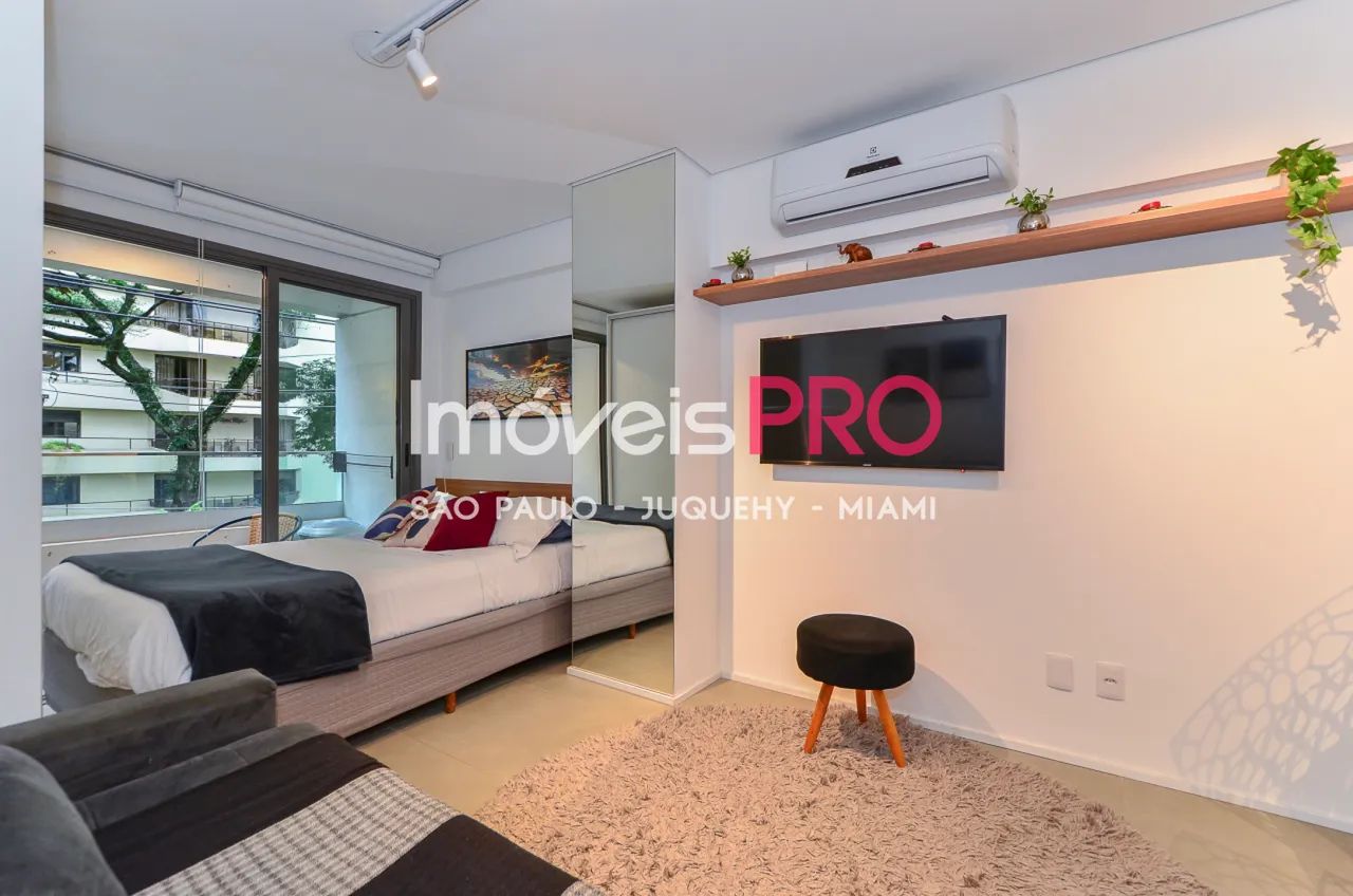 Moderno e aconchegante studio de 28m2 com terraço - Foto 4