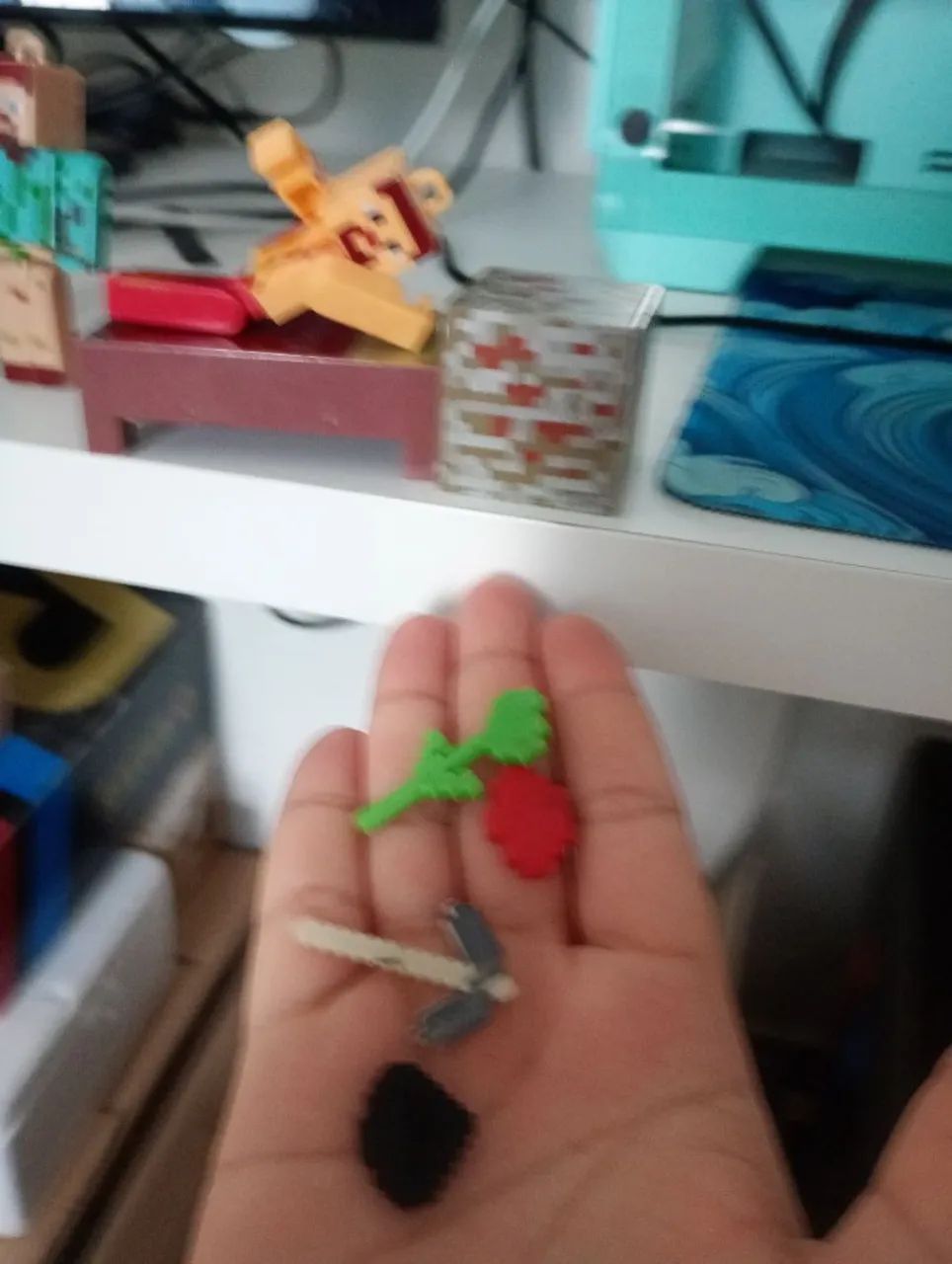 Brinquedo Minecraft completo com acessórios (DESAPEGO) - Foto 5