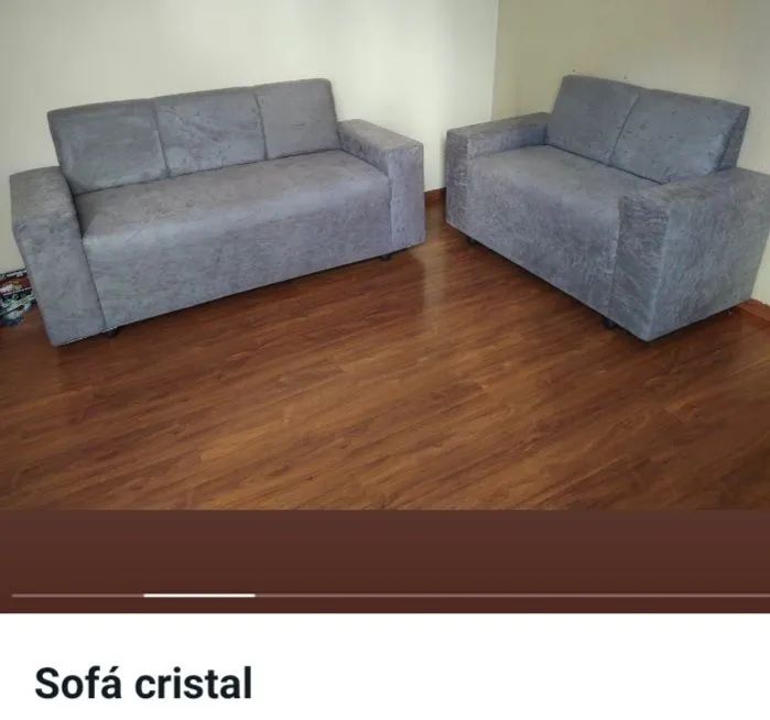 Lindo JOGO DE SOFÁ 2 E 3 LUGARES só R$ 690 de fábrica e pagamento na entrega  - Foto 3