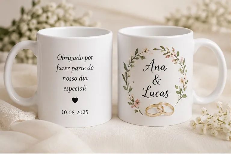 CANECA LEMBRANÇA DE CASAMENTO - Foto 5