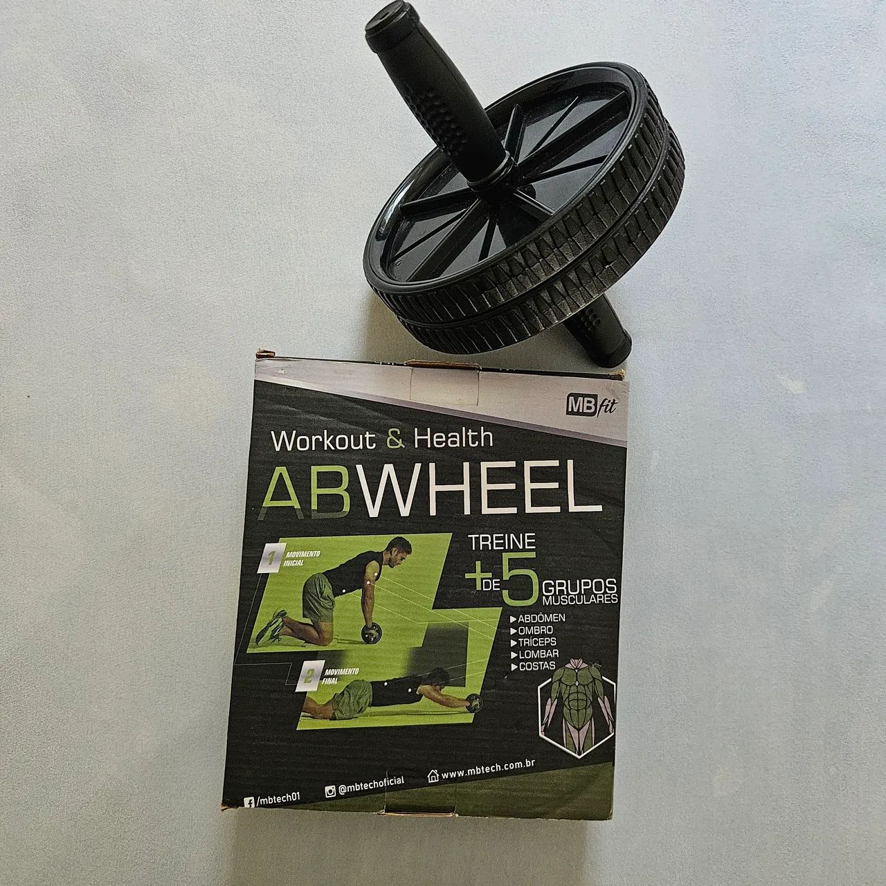 AbWheel - Roda para treino abdominal - Foto 2